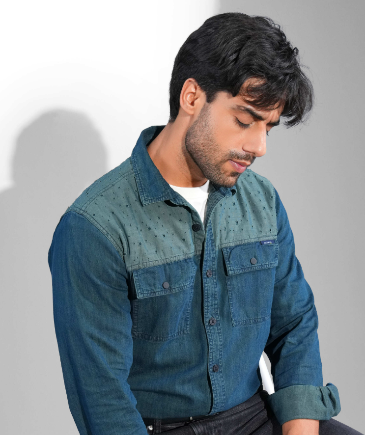 Casual Denim Shirt - Image 2