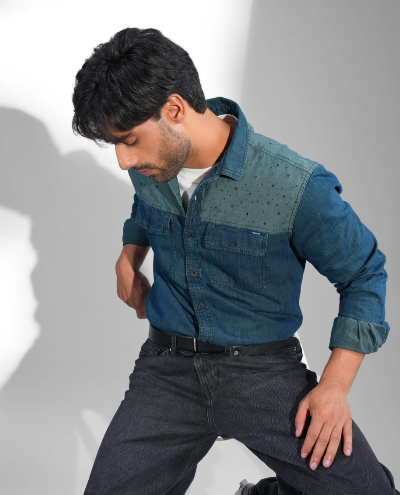 Casual Denim Shirt - Image 3